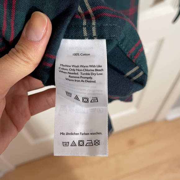 NWT 🚨 Eddie Bauer Boyfriend Plaid Shirt - Picture 4 of 5